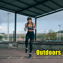 Load image into Gallery viewer, OWEMTECH Speed Agility Training Set - 20ft Long Ladders,12 Cones,Resistance Parachute - Indoor Outdoor Football, Soccer, Lacrosse, Hockey, Basketball Drill
